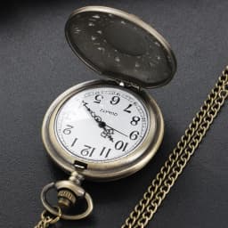 Luxury vintage emerald Quartz Pocket Watch Exquisite Necklace Pendant Fob Chain Vintage Steampunk Pocket Watch Men Women