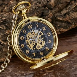 Luminous Hand Winding Mechanical Pocket Watch Pendant Bronze Classical Vintage Hollow Cover Analog for Men Watches Clock Gift