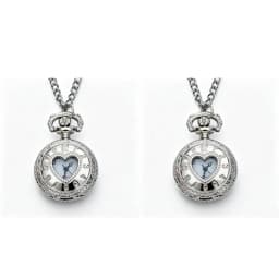 Retro Charm Neutral Small Hollow Heart Carving Quartz Steampunk Pocket Watch Men's and Women's Necklace Pendant Gift