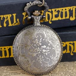 Men’s Vintage Bronze Sailing Ship Pendant Pocket Watch: Distinctive Nautical-Infused Timing Jewelry Watch Gifts