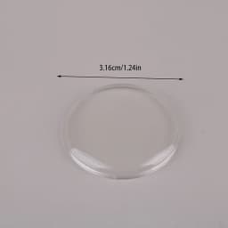 Hot Sale 1PCS 29.7-31.6mm Fat Type Old Vintage Watch Acrylic Crystal Vintage Watch Pocket Watch Mirror
