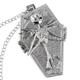 Vintage Gothic Skull Pendant Necklace Chain Quartz Pocket Watch FOB Clock Gifts for Men Women Kids