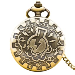 Vintage Bronze Steampunk Carved Quartz Pocket Watch Necklace Pendant Clock Chain Men Women Chain Memorial Collection Gift