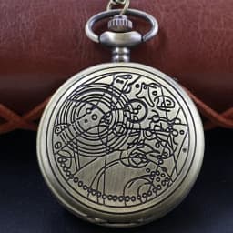 reloj de bolsillo Hollow Quartz Pocket Watch Vintage Pendant Blue White Wing Design Pocket Watches with Chain for Man Women