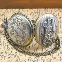 Vintage Bronze Steampunk Vintage Car 1903 Carved Quartz Pocket Watch Necklace Pendant Clock Chain Men Women Chain Gift