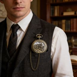 Vintage Steam Train Running on The Tracks Hollow Pocket Watch Necklace Pendant Chain Quartz Watch Unisex Gifts for Men Women