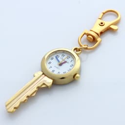 chaoyada Brand New Fashion Crystal KEY Style Pocket Pendant Key Ring Chain Quartz Dress Watch with Gift Bag GL59K Children Watch