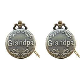 Vintage Quartz Pocket Watches With Chain Retro The Greatest Pocket Watch Necklace For Grandpa Dad Gifts Reloj De Bolsillo