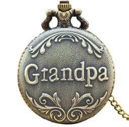 Vintage Quartz Pocket Watches With Chain Retro The Greatest Pocket Watch Necklace For Grandpa Dad Gifts Reloj De Bolsillo