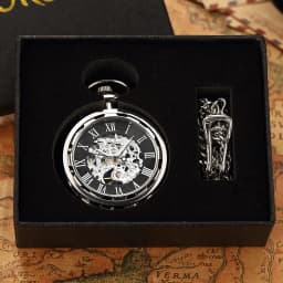 Steampunk Mechanical Pocket Watches Antique Man Women Men Watch Pocket Fob Watches With Chain relogio masculino