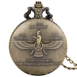 Vintage Tibetan Aroma Buddhist Temple Quartz Pocket Watch Buddha Head Design Religious Chain Pendant Necklace Gift for Men Women