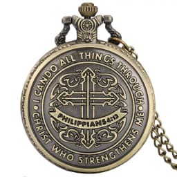 Vintage Tibetan Aroma Buddhist Temple Quartz Pocket Watch Buddha Head Design Religious Chain Pendant Necklace Gift for Men Women
