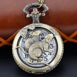 Antique Jurassic Tyrannosaurus Rex Exquisite Relief Quartz Pocket Watch with Dinosaur Theme Best Peripheral Gift Men's Clock