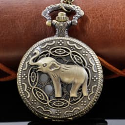 Antique Jurassic Tyrannosaurus Rex Exquisite Relief Quartz Pocket Watch with Dinosaur Theme Best Peripheral Gift Men's Clock