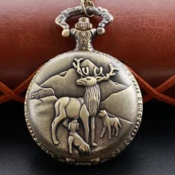 Antique Jurassic Tyrannosaurus Rex Exquisite Relief Quartz Pocket Watch with Dinosaur Theme Best Peripheral Gift Men's Clock