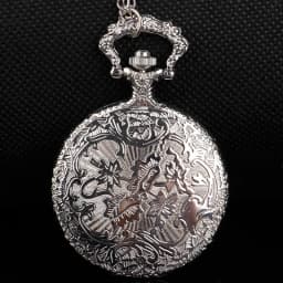 Best Festival Souvenir Gold and Silver Pocket Watch Soviet Emblem Sickle Emblem Communist Fob Chain Watch Men's and Women's Gift