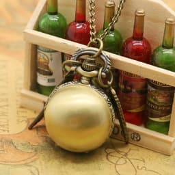 Bronze Quartz Pocket Watch Feather Wing Pendant Luxury Watches Vintage Fob Clock Chain Necklace Gift for Men Women Dropshipping
