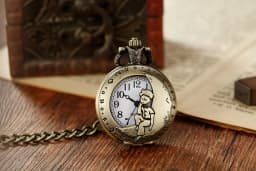 Classic Hollow out Pocket Watch Bronze Moon Man/Triangle/Love/Constellation Commemorative Pocket Watch 2023