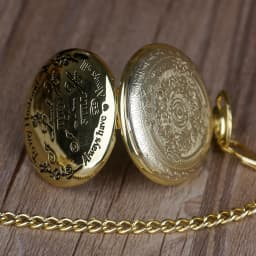 Best Gift "To My Husband"Creative Lettering Quartz Pocket Watches Vintage FOB Chain Pocket Watch Best Gifts for Lover Husband