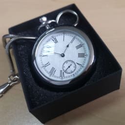 VIGOROSO Luxury Mechanical Pocket Watch High Quality Jade & Stainless Steel Case Vintage Fob Chain Watch Mens Womens Gifts