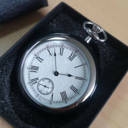 VIGOROSO Luxury Mechanical Pocket Watch High Quality Jade & Stainless Steel Case Vintage Fob Chain Watch Mens Womens Gifts