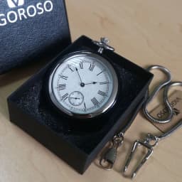 VIGOROSO Luxury Mechanical Pocket Watch High Quality Jade & Stainless Steel Case Vintage Fob Chain Watch Mens Womens Gifts