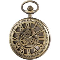 New Digital Gear Hollow Quartz Pocket Watch Best Holiday Gift High Quality Men's Necklace Pendant Women's Jewelry Gift