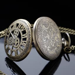 New Digital Gear Hollow Quartz Pocket Watch Best Holiday Gift High Quality Men's Necklace Pendant Women's Jewelry Gift