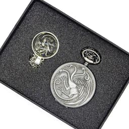 Retro Bronze Movie Design Pocket Watch Sets Men Women Watch Necklace Pendant Gift Sets