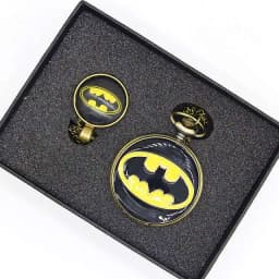 Retro Bronze Movie Design Pocket Watch Sets Men Women Watch Necklace Pendant Gift Sets