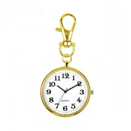New Mini Quartz Pocket Watch with Keyring Fashion Nurse Pocket Watch Clock With Battery Student Doctor Medical Vintage Watch