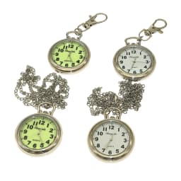 Big Number Luminous Dial Pocket Watch With Roman Label Necklace Pendant Quartz Clock Gift Men and Women