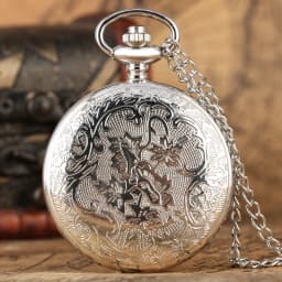 Steampunk Watch Top Luxury Spider Hollow Design Black Dial Chain Pendant Mens Pocket Watch Gift reloj de bolsillo Dropshipping