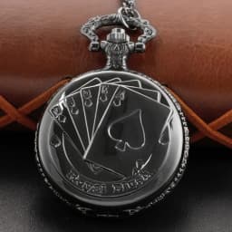 New Bronze in Wonderland Theme Quartz Pocket Watch Pendant Pocket Necklace Watches with FOB Chain Gifts Dropshipping