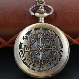 New Bronze in Wonderland Theme Quartz Pocket Watch Pendant Pocket Necklace Watches with FOB Chain Gifts Dropshipping