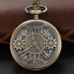 New Bronze in Wonderland Theme Quartz Pocket Watch Pendant Pocket Necklace Watches with FOB Chain Gifts Dropshipping