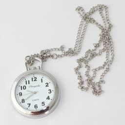 Fashion Watch Silver Round Women Quartz Long Necklace Pocket Watch Chain Pendant Men Gift Simple Watches