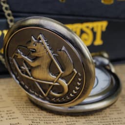 Popular Full metal Alchemist Unisex Pocket Watch Antique Vintage Quartz Chain Clock Pendant Jewelry Timepiece Gift for Women Men