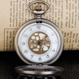 Hollow Design Quartz Pocket Watch Half Hunter Pendant Necklace Clock Best Gifts Boys Men Women