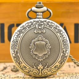 Retro Charm Neutral Fashion Roman Digital Quartz Pocket Watch Steampunk Men's and Women's Necklace Pendant Gift