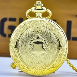 Retro Charm Neutral Fashion Roman Digital Quartz Pocket Watch Steampunk Men's and Women's Necklace Pendant Gift