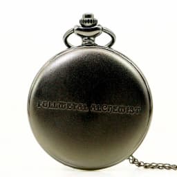 Fashion Tone Fullmetal Alchemist Pocket Watch Cosplay Edward Elric With Chain Anime Boys Gift