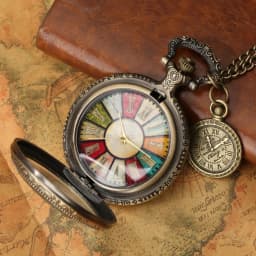 Colorful Pocket Watch Roman Numeral Dial Display Quartz with Necklace Chain Leisure Pendant Gift Luxury Clock Exquisite Relogios