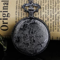 Color Dial Quartz Pocket Watch Analog Pendant Necklace Watches Gift Relogio DeBolso