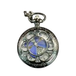 Pocket Watch,Butterfly Rose Crystal Decoration Pocket Watch,Fashionable Pocket Watch,For Classmates/Friends/Family Linked Watch
