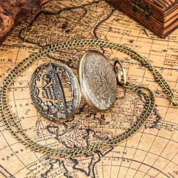 Vintage Bronze Necklace Birthday Gift Hollowed-out Cake Gift 3D Carved Birthday Gift for Children