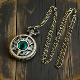 Pocket Watch, Starry Sky Literal Ship Rudder Hollow Multi-Color Retro Quartz Pocket Watch, Necklace Antique Copper Flip Watch