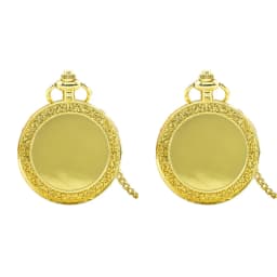 Retro Charm Neutral Fashion Textuable Quartz Pocket Watch Steampunk Men's and Women's Necklace Pendant Gift