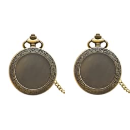 Retro Charm Neutral Fashion Textuable Quartz Pocket Watch Steampunk Men's and Women's Necklace Pendant Gift