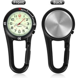 New Carabiner Clip Watches Fob Nurse Pocket Watch Medical Sports Outdoor Vintage Clock Mountaineering Sport Equipment